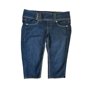 Vintage Y2K Domaine Brand Low Rise Cropped Jeans Size Large